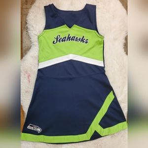 Official NFL Team Seattle Seahawks Girls Jumper Dress